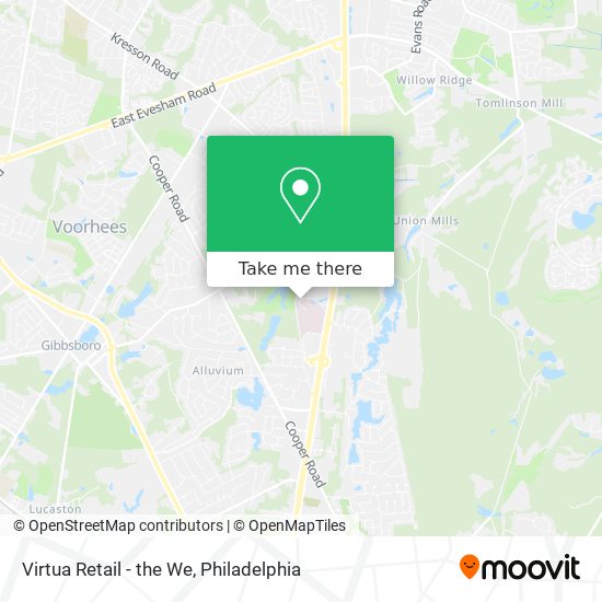 Virtua Retail - the We map