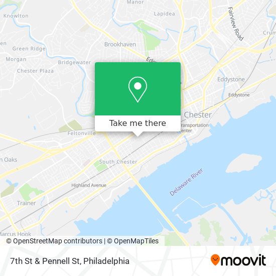 7th St & Pennell St map