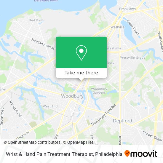 Mapa de Wrist & Hand Pain Treatment Therapist