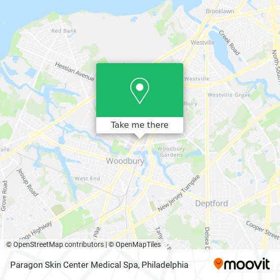 Paragon Skin Center Medical Spa map