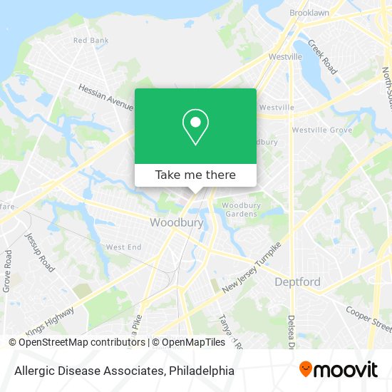 Mapa de Allergic Disease Associates