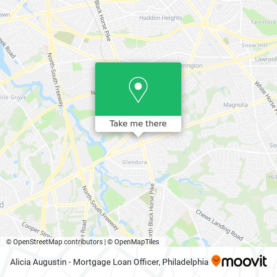 Alicia Augustin - Mortgage Loan Officer map