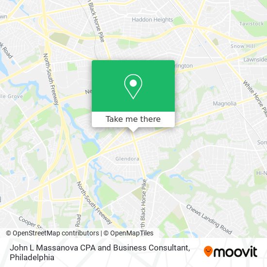 John L Massanova CPA and Business Consultant map