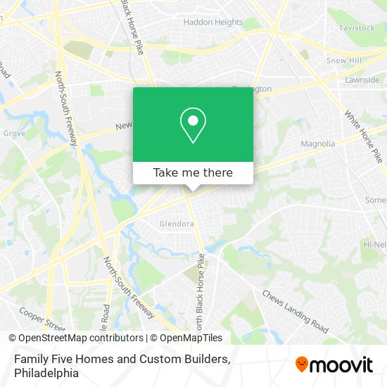 Family Five Homes and Custom Builders map