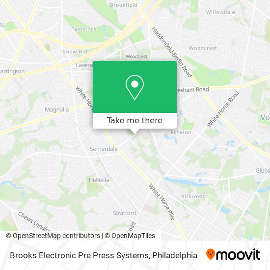 Brooks Electronic Pre Press Systems map