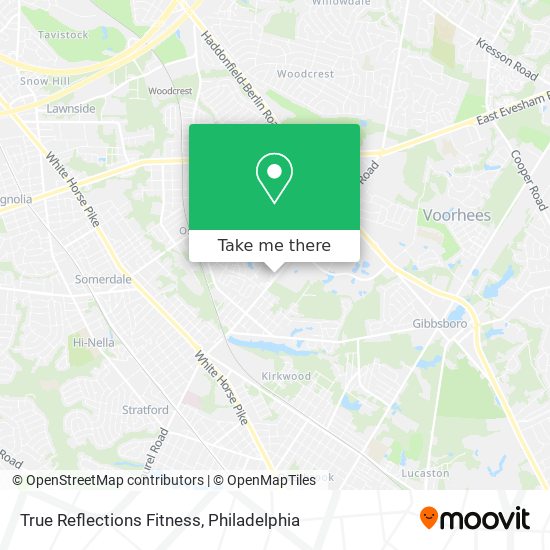 True Reflections Fitness map