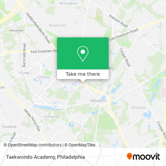 Mapa de Taekwondo Academy