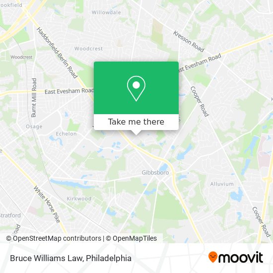 Bruce Williams Law map