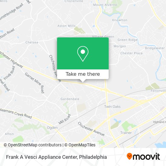 Mapa de Frank A Vesci Appliance Center