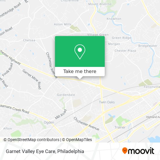 Mapa de Garnet Valley Eye Care