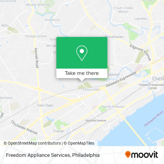 Mapa de Freedom Appliance Services