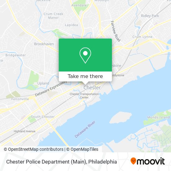 Chester Police Department (Main) map