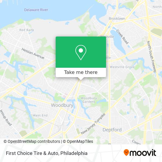 First Choice Tire & Auto map