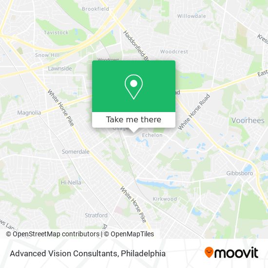 Advanced Vision Consultants map