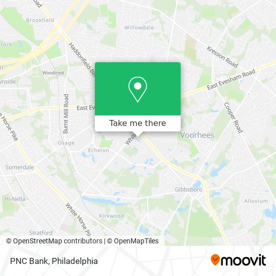 PNC Bank map