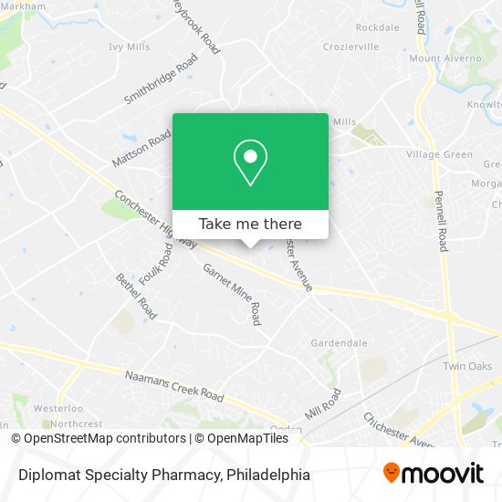 Mapa de Diplomat Specialty Pharmacy