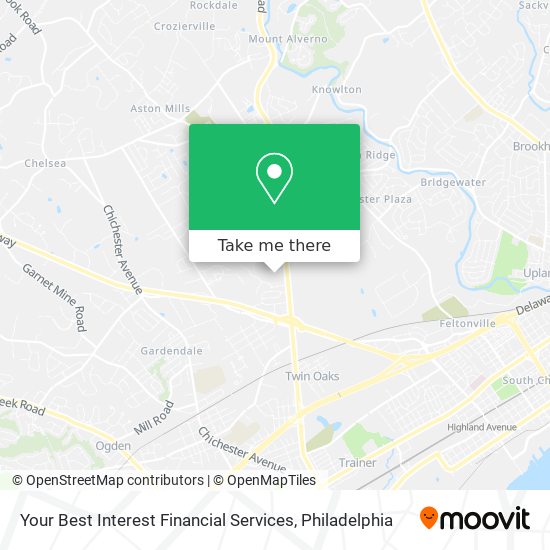Your Best Interest Financial Services map