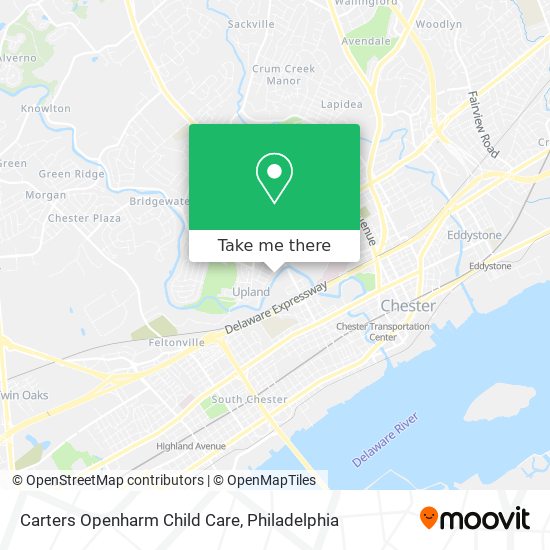 Mapa de Carters Openharm Child Care