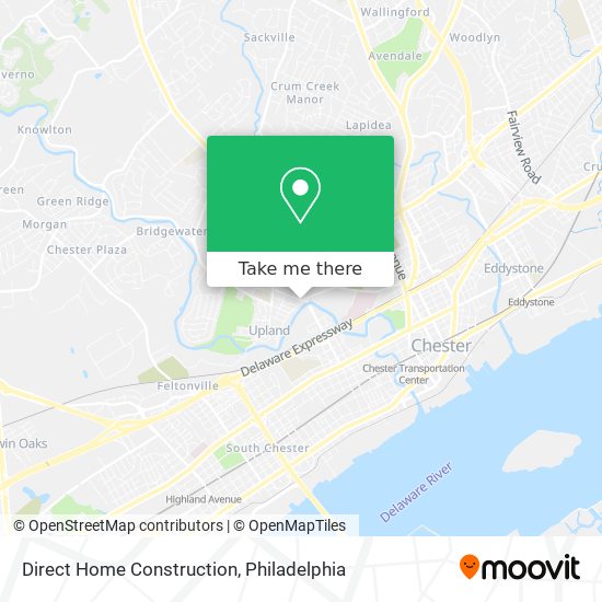 Direct Home Construction map