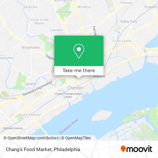 Chang's Food Market map