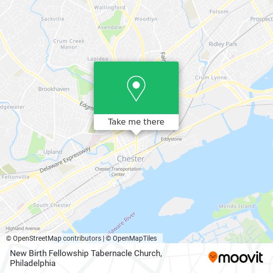 Mapa de New Birth Fellowship Tabernacle Church