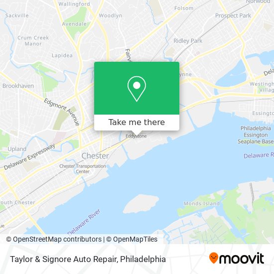 Taylor & Signore Auto Repair map