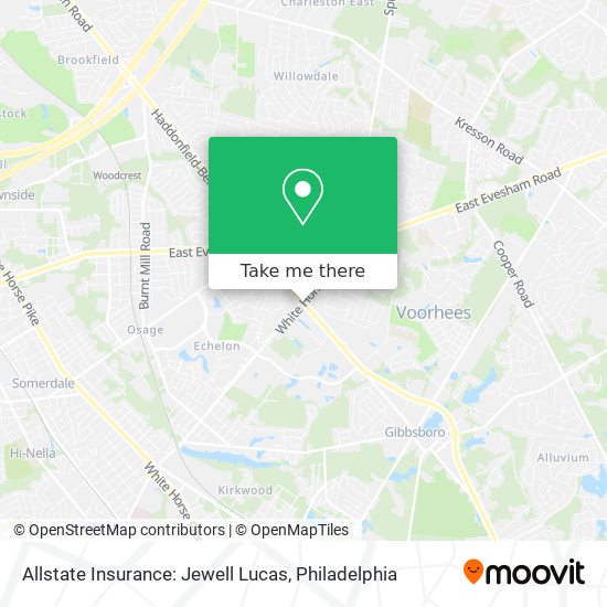 Allstate Insurance: Jewell Lucas map