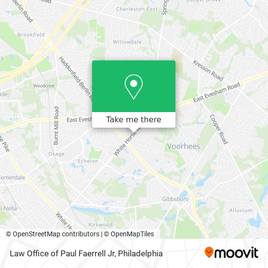 Law Office of Paul Faerrell Jr map