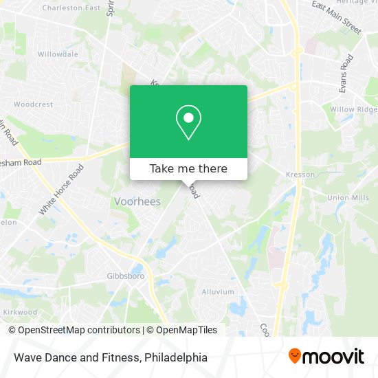 Wave Dance and Fitness map