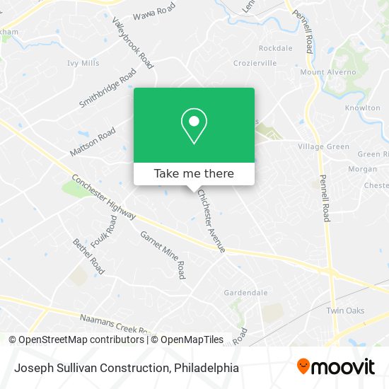 Joseph Sullivan Construction map