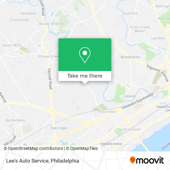 Mapa de Lee's Auto Service