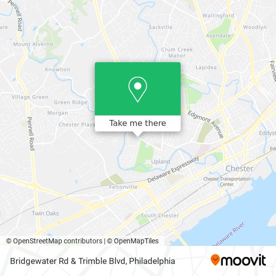 Bridgewater Rd & Trimble Blvd map