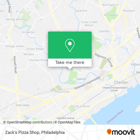 Zack's Pizza Shop map