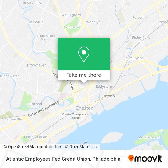 Atlantic Employees Fed Credit Union map