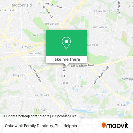 Oskowiak Family Dentistry map