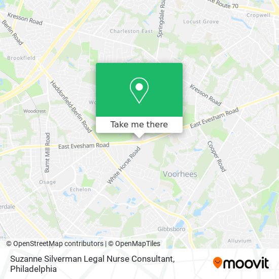 Suzanne Silverman Legal Nurse Consultant map