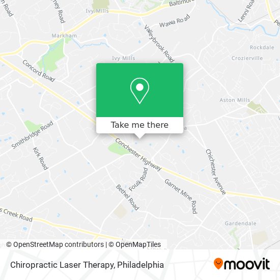 Chiropractic Laser Therapy map