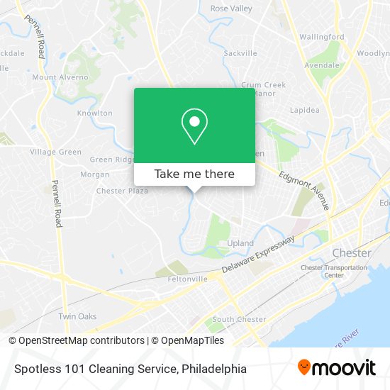 Mapa de Spotless 101 Cleaning Service