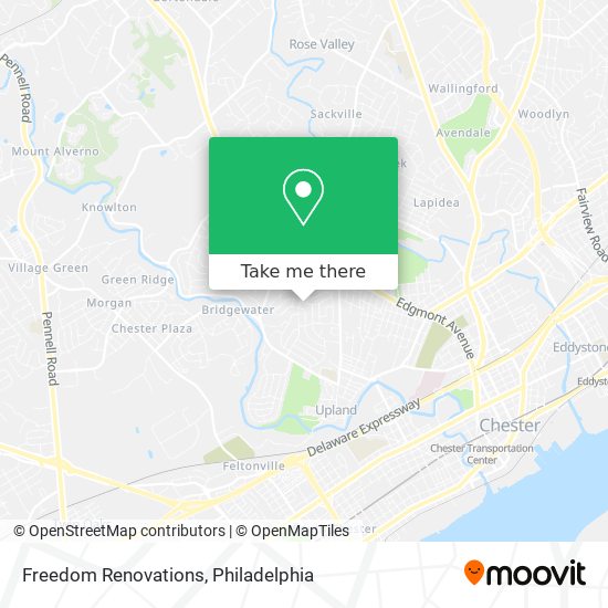 Freedom Renovations map