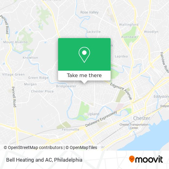 Mapa de Bell Heating and AC