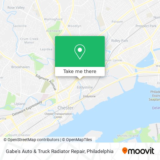 Mapa de Gabe's Auto & Truck Radiator Repair