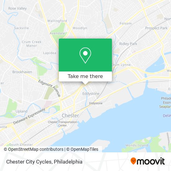 Mapa de Chester City Cycles
