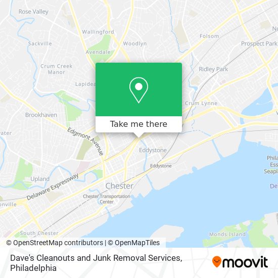 Mapa de Dave's Cleanouts and Junk Removal Services