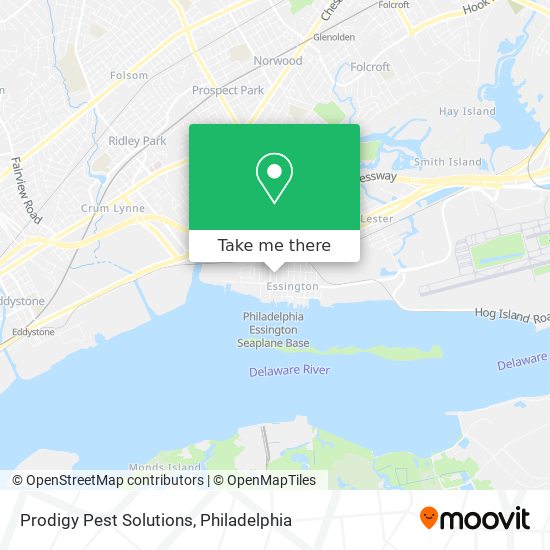 Prodigy Pest Solutions map