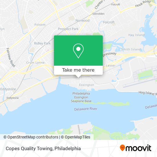 Mapa de Copes Quality Towing