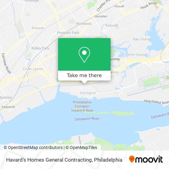 Havard's Homes General Contracting map