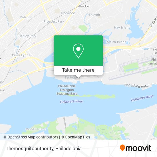 Mapa de Themosquitoauthority