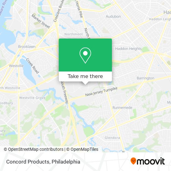 Mapa de Concord Products