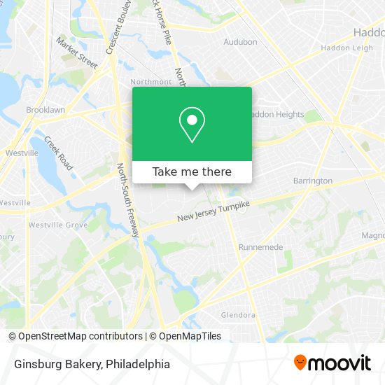 Ginsburg Bakery map