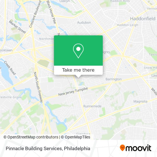 Pinnacle Building Services map